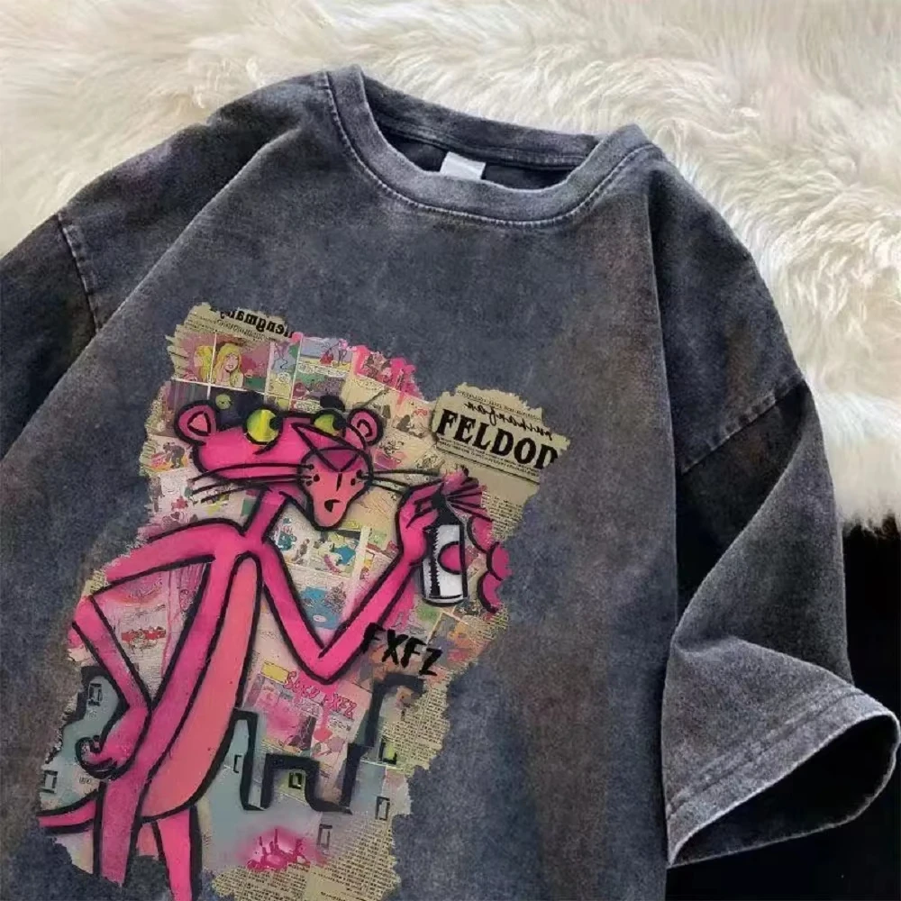 2025 Water-wash vintage t-shir - Vintage Fashion Trends 2025 ulasan dan harga