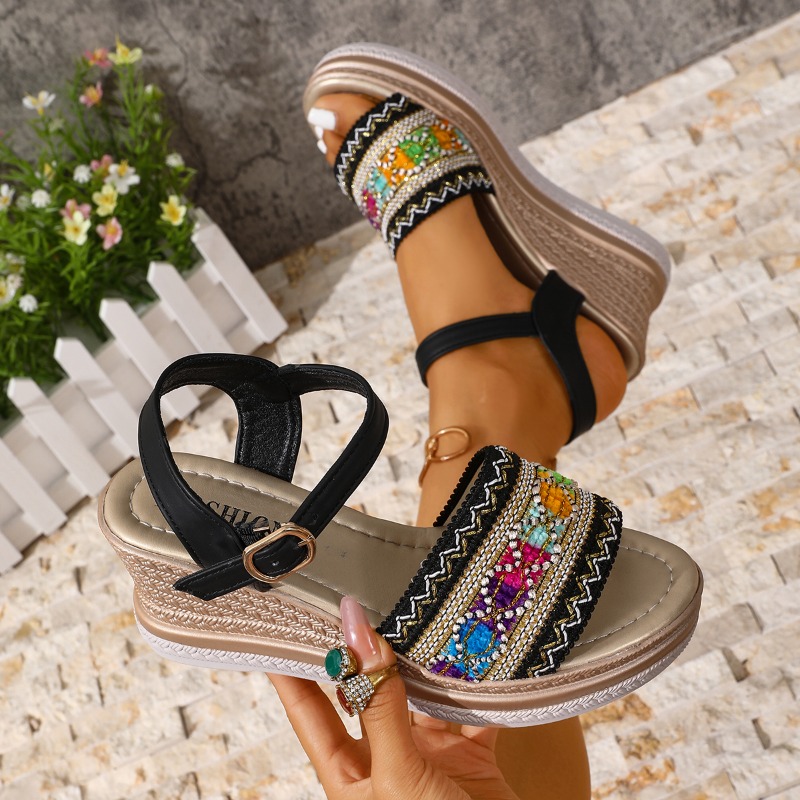 Summer Women High Heel Sandals - Vintage Fashion Heels ulasan dan harga