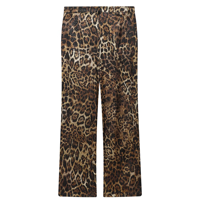 HXAO Leopard Pants Sets 2 Piec - Vintage Fashion Jacket ulasan dan harga