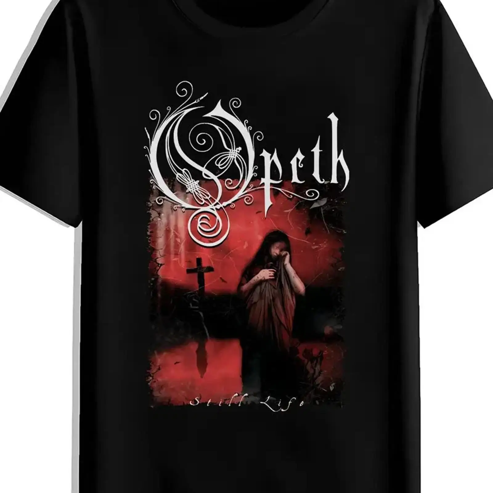 Men's Black Opeth Inspired Got - Vintage Fashion Icons ulasan dan harga