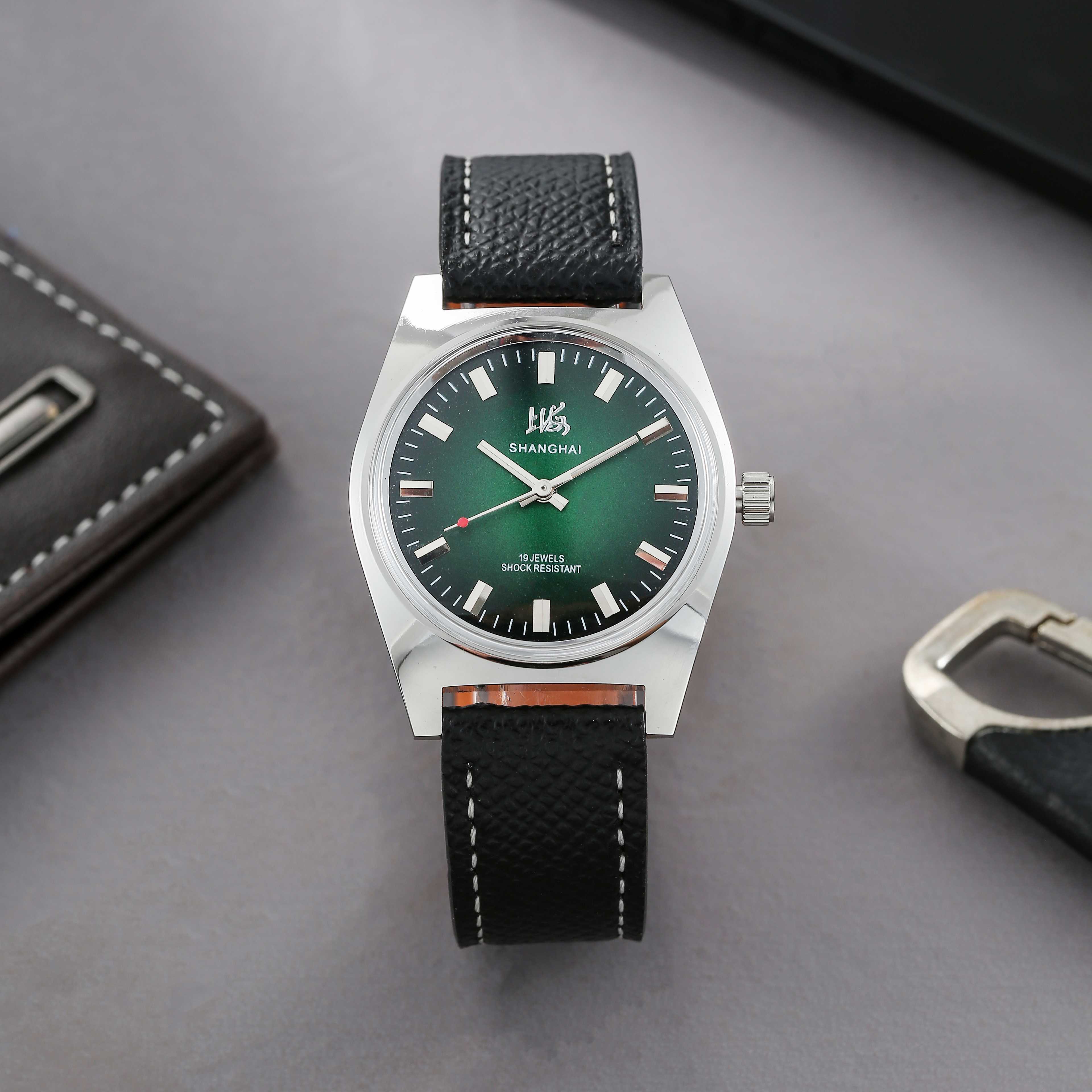 Shanghai 36MM Men's Hand-Wind  - Vintage Fashion Wholesale ulasan dan harga