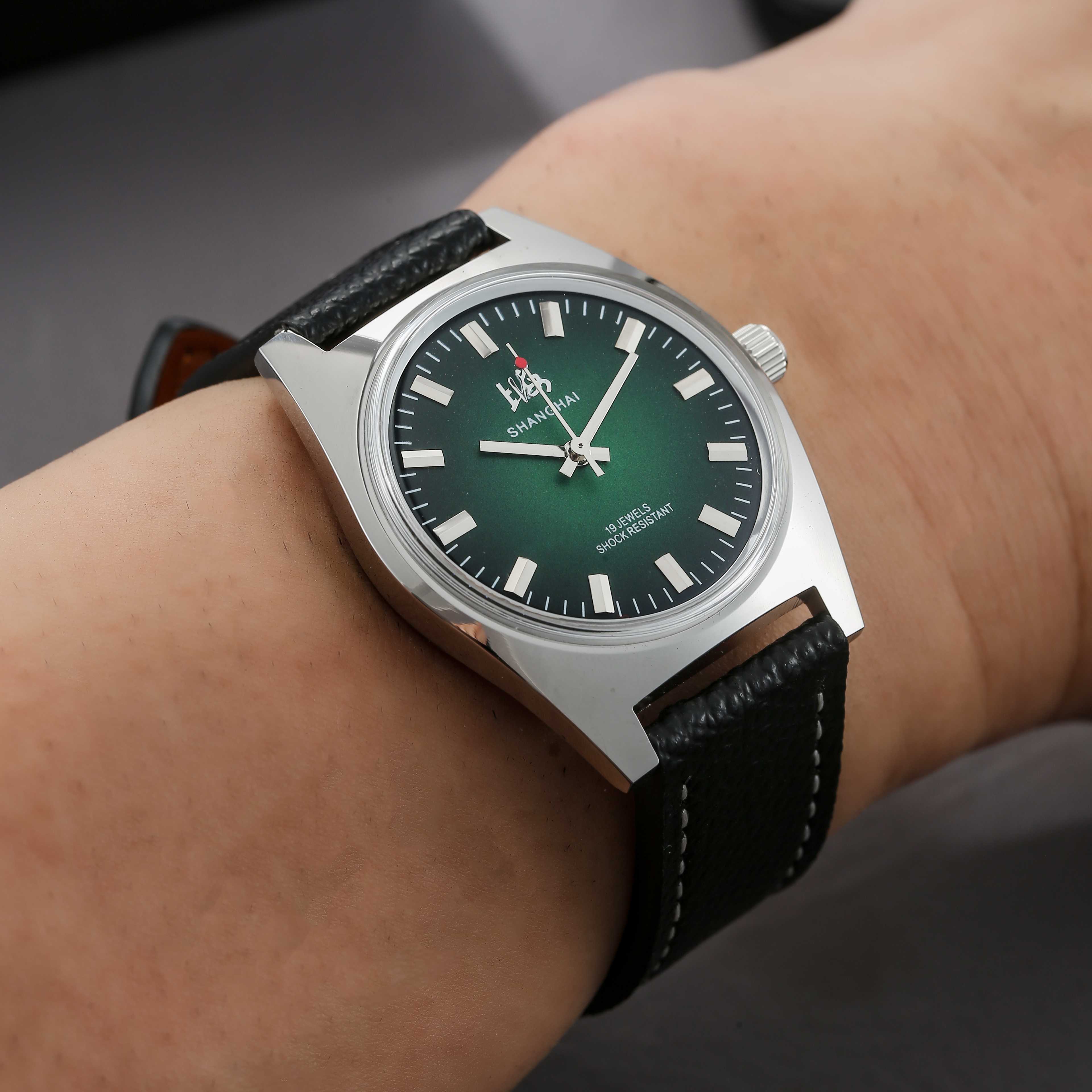 Shanghai 36MM Men's Hand-Wind  - Vintage Fashion Wholesale ulasan dan harga
