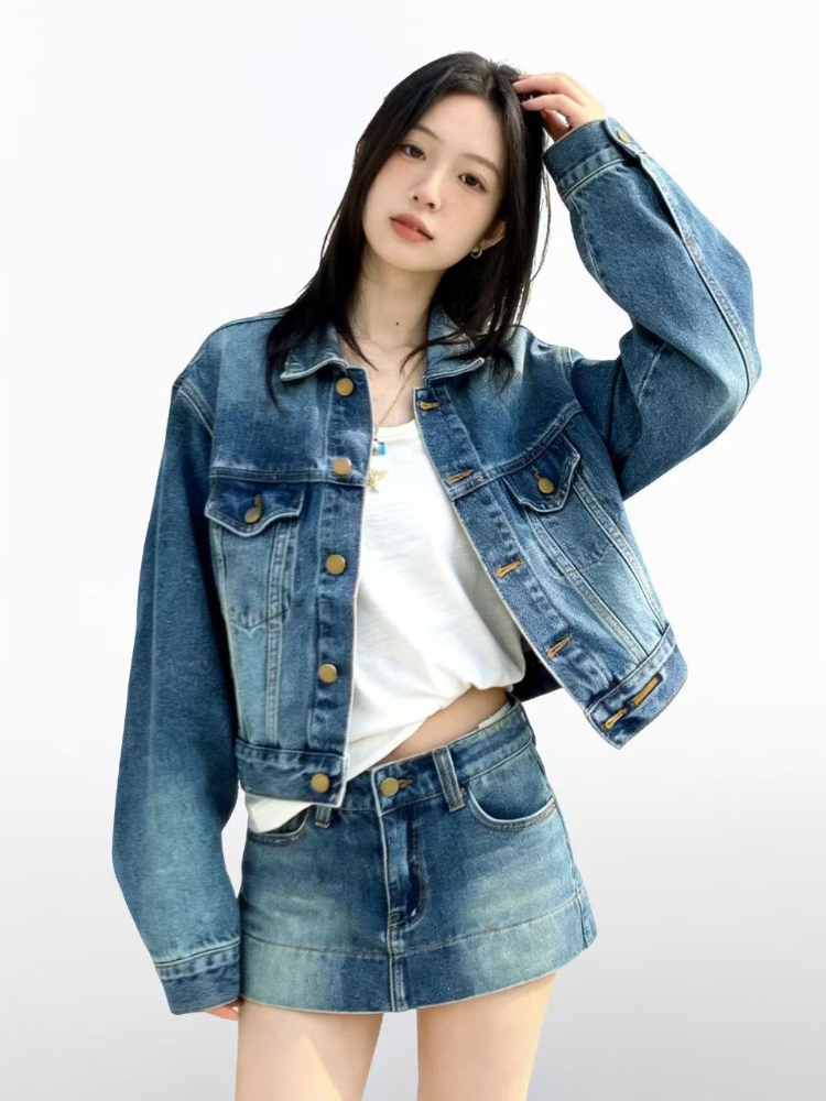 Women American Vintage 2 Piece - Vintage Fashion Jacket ulasan dan harga