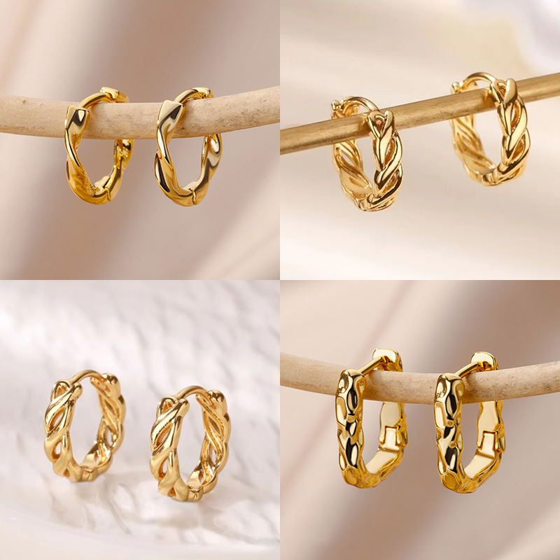 Vintage Hollow Twist Chain Hoo - Vintage Fashion Trends 2025 ulasan dan harga