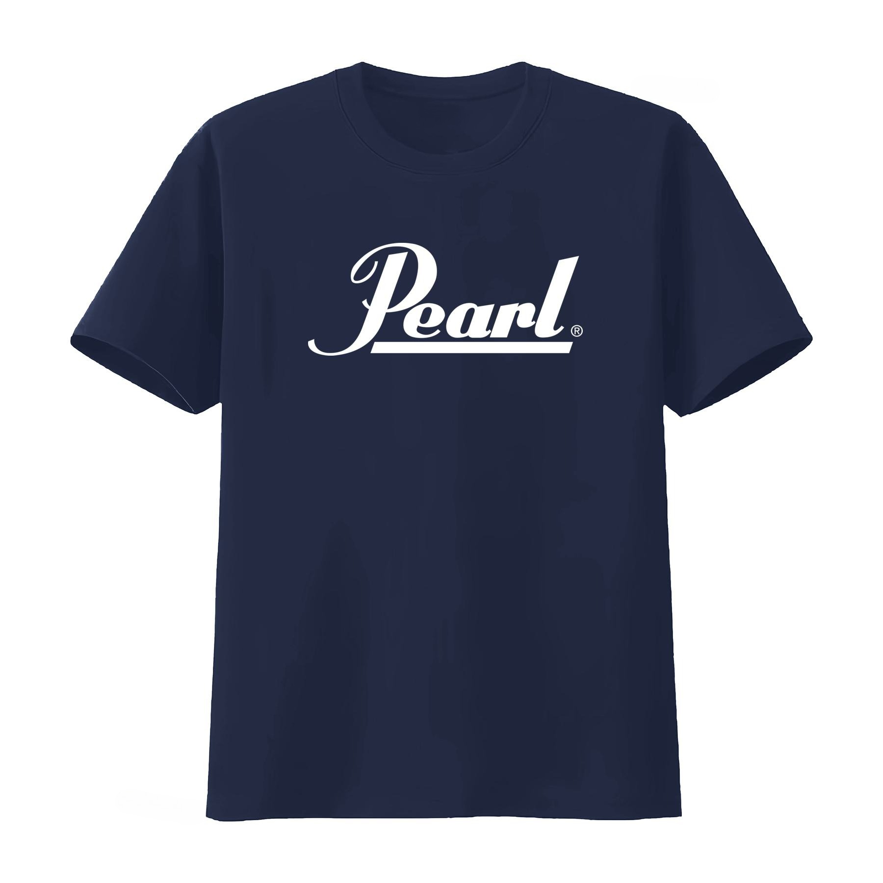 Pearl Drums Logo T Shirt Black - Vintage Fashion Icons ulasan dan harga