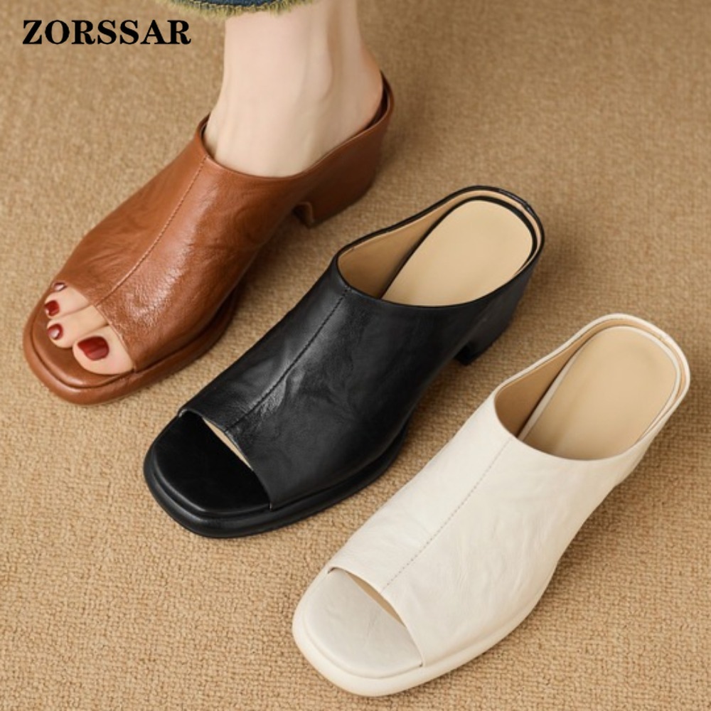 Women's Vintage Platform Chunk - Vintage Fashion Heels ulasan dan harga