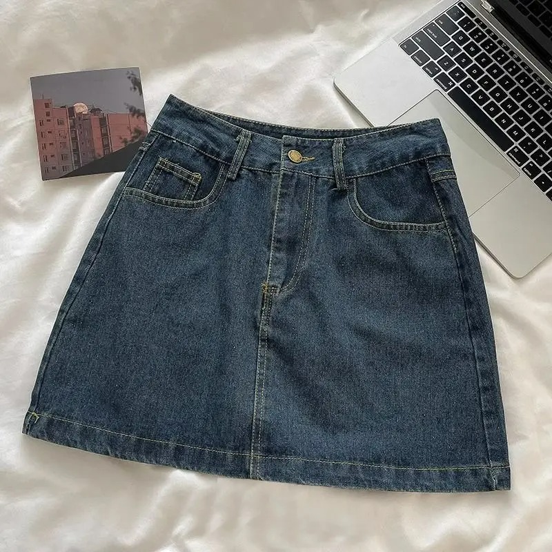 Y2K Denim Skirt Set: Vintage J - Vintage Fashion Jacket ulasan dan harga