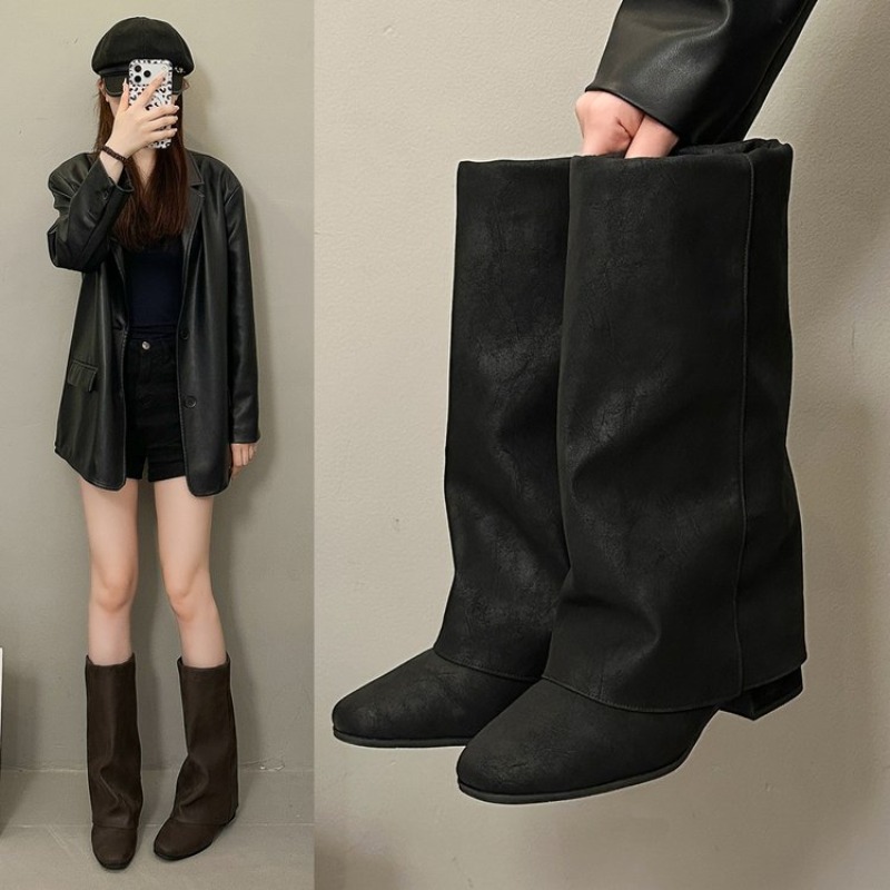 2026 New Square Head Vintage F - Vintage Fashion Heels ulasan dan harga