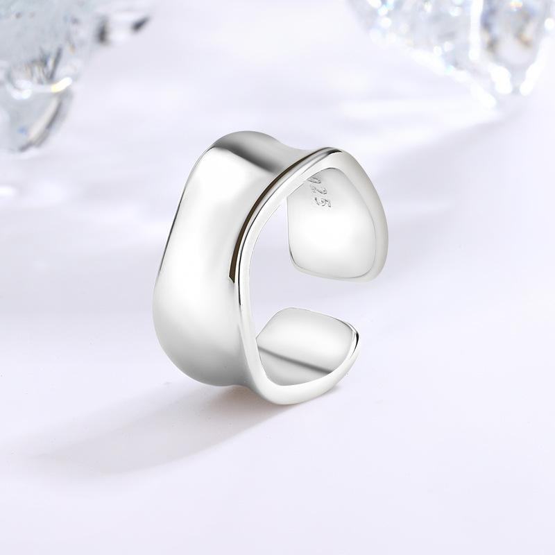 925 Sterling Silver Wide Irreg - Vintage Fashion Wholesale ulasan dan harga