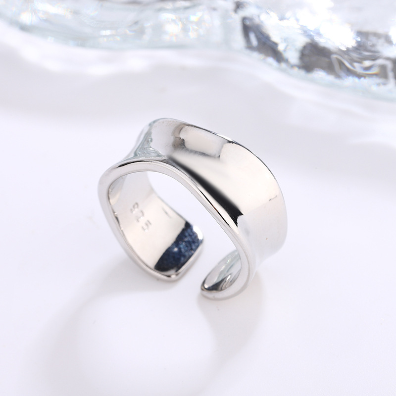 925 Sterling Silver Wide Irreg - Vintage Fashion Wholesale ulasan dan harga