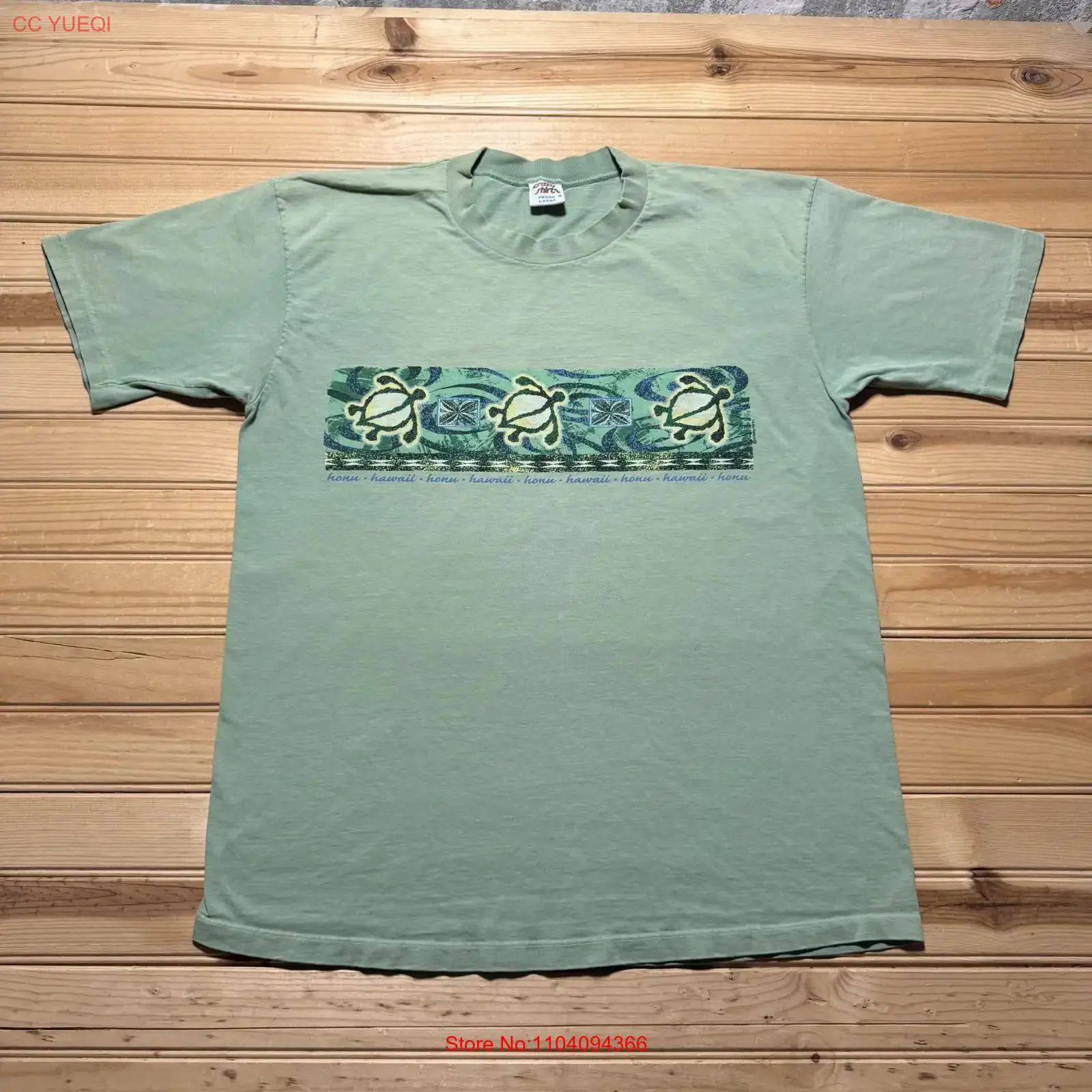 Vintage 90s Hawaii Honu Sea Tu - Turtleneck Knit 90S ulasan dan harga