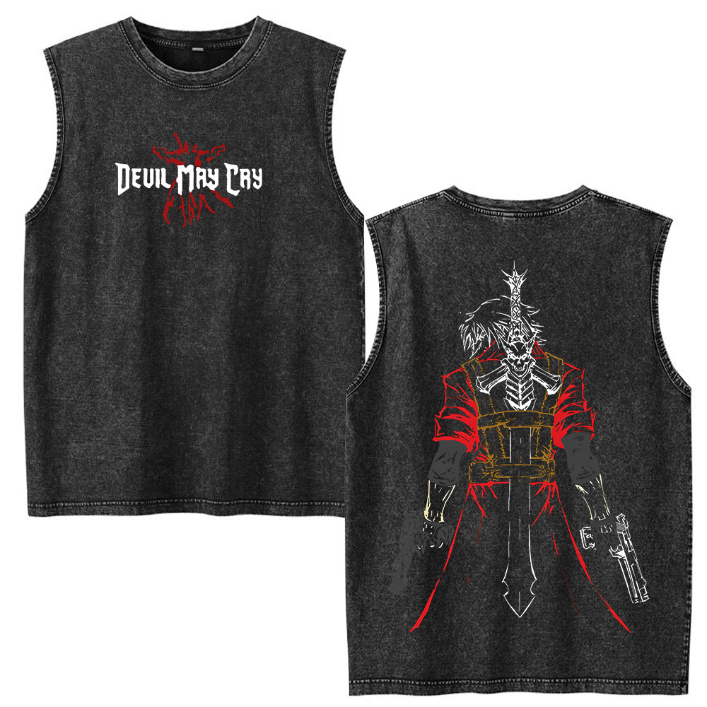 Vintage Washed GAME Devil May  - Vintage Fashion Game ulasan dan harga