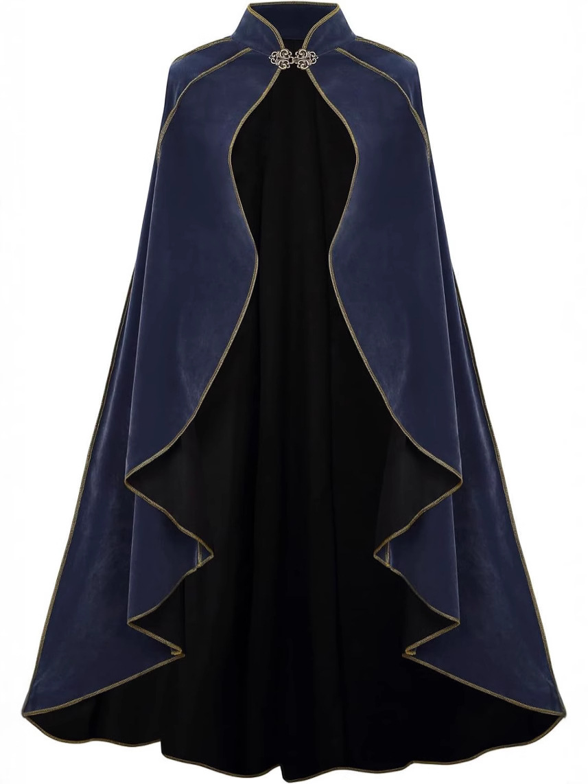 Gold Trimmed Medieval Plush Cl - Vintage Fashion Jacket ulasan dan harga