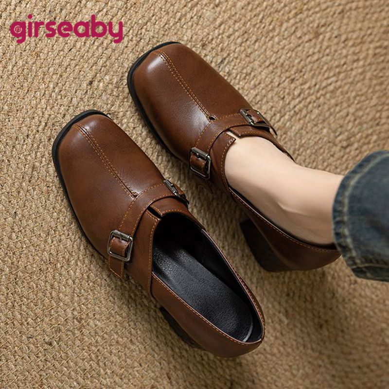 Girseaby Vintage Women Pumps S - Vintage Fashion Heels ulasan dan harga